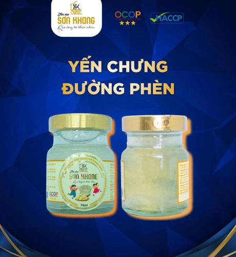 YẾN CHƯNG SƠN KHANG ĐƯỜNG PHÈN – HŨ 75ML