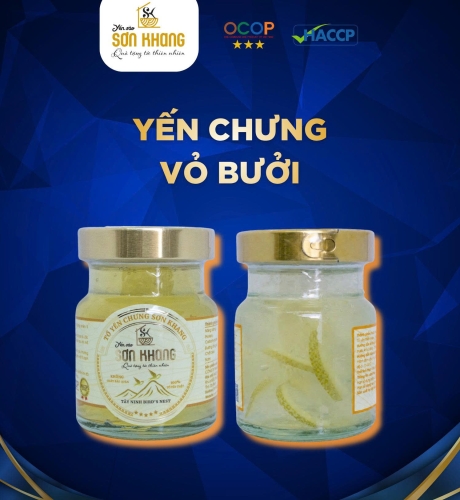 YẾN CHƯNG SƠN KHANG VỎ BƯỞI – HŨ 75ML